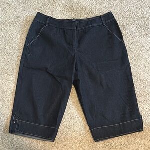 Dark Blue Denim Bermuda